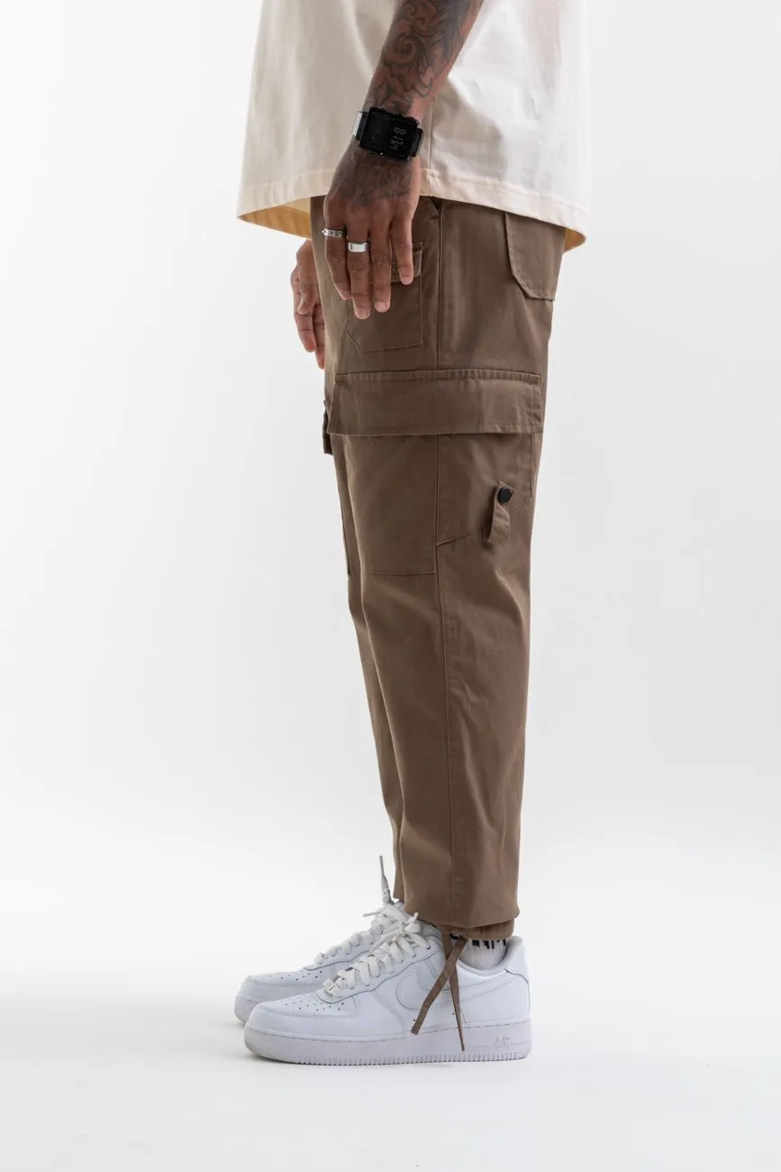 9 Pocket Cargo Pants // Khaki