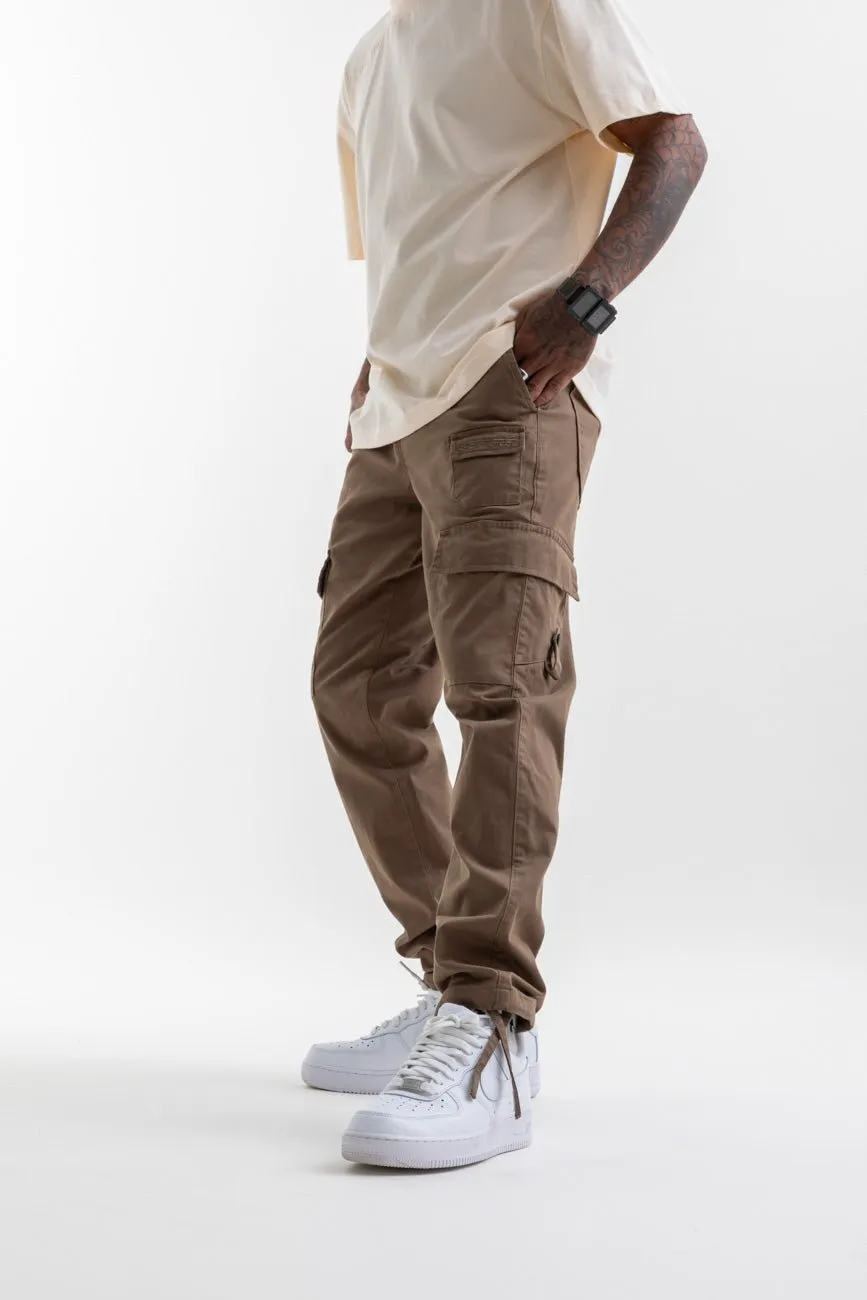 9 Pocket Cargo Pants // Khaki