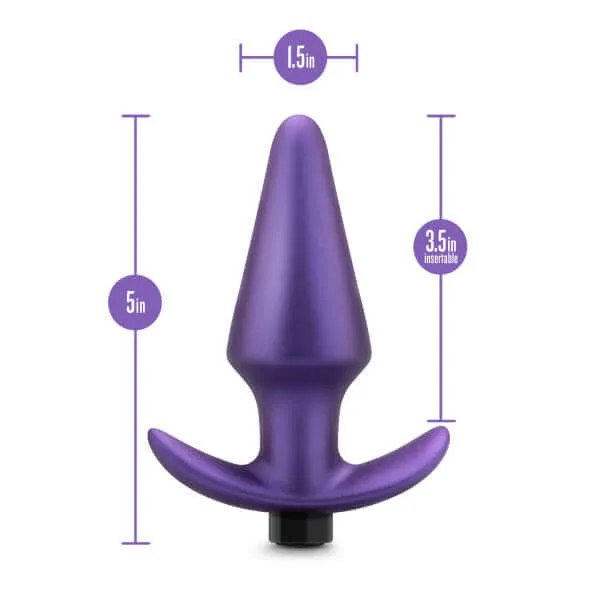 Anal Adventures Matrix Plug - Discover Sensational Anal Pleasure with Interstellar Astor Violet Butt Plug