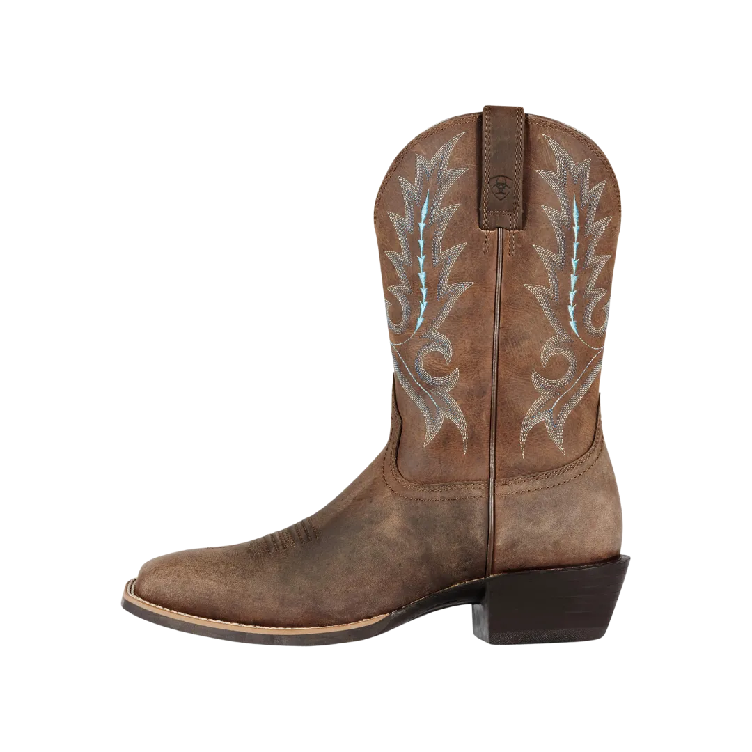 Ariat Men’s Sport Outfitte Western Distressed Brown Boots