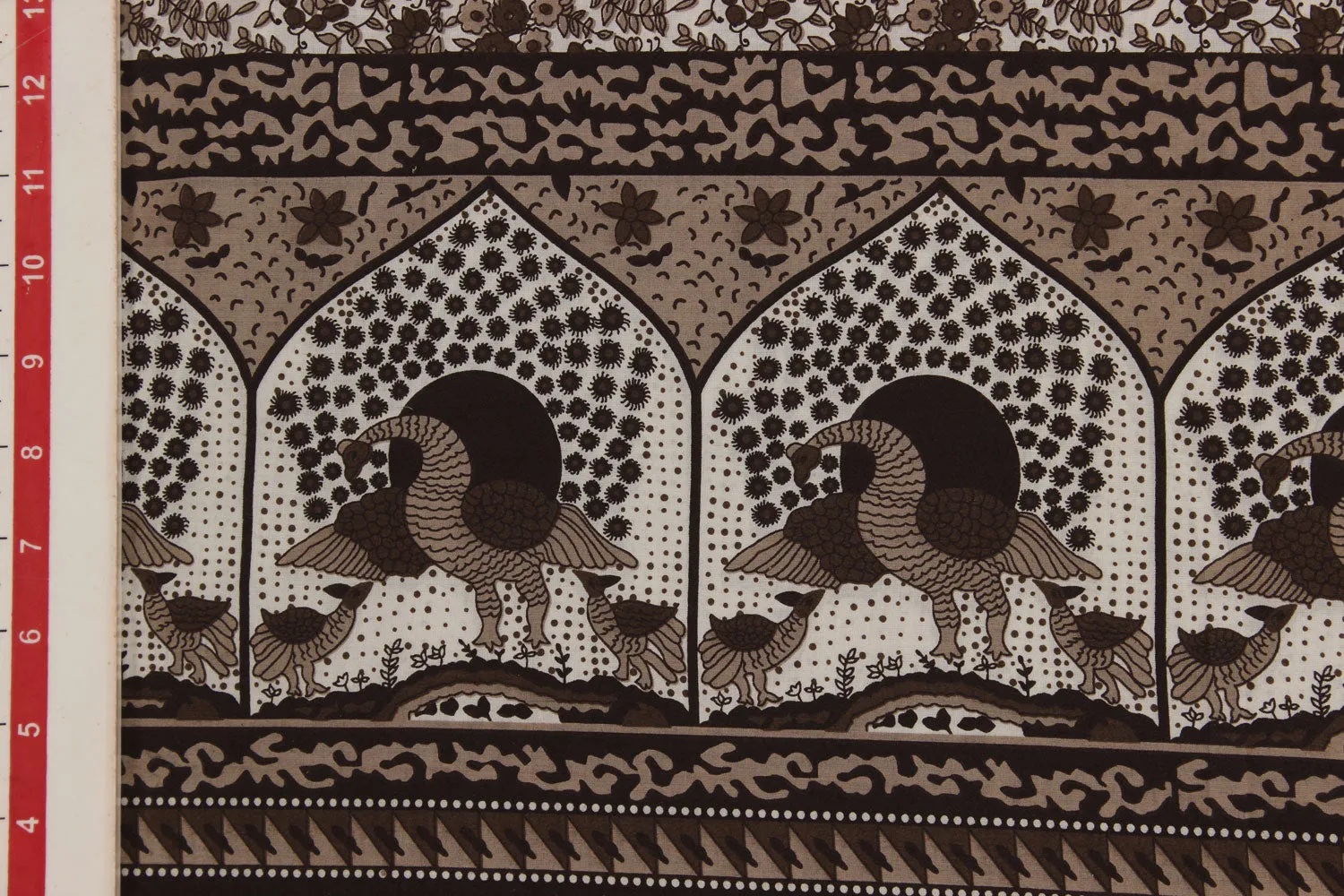 Brown Cotton Fabric