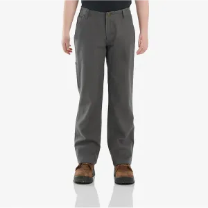 Carhartt Boys' Rugged Flex Loose Fit Canvas Utility Boot-Cut Work Pant