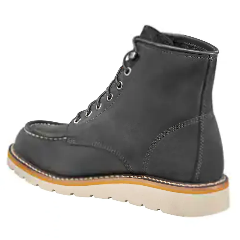 Carhartt Women's Moc 6" Soft Toe Wedge Work Boot  Dark Gray - FW6027-W