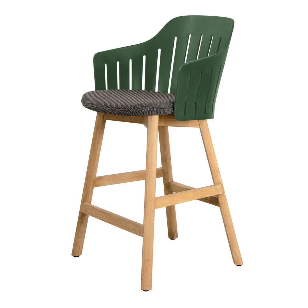 Choice Outdoor Counter Chair - Wood Base - w/ Seat Cushion