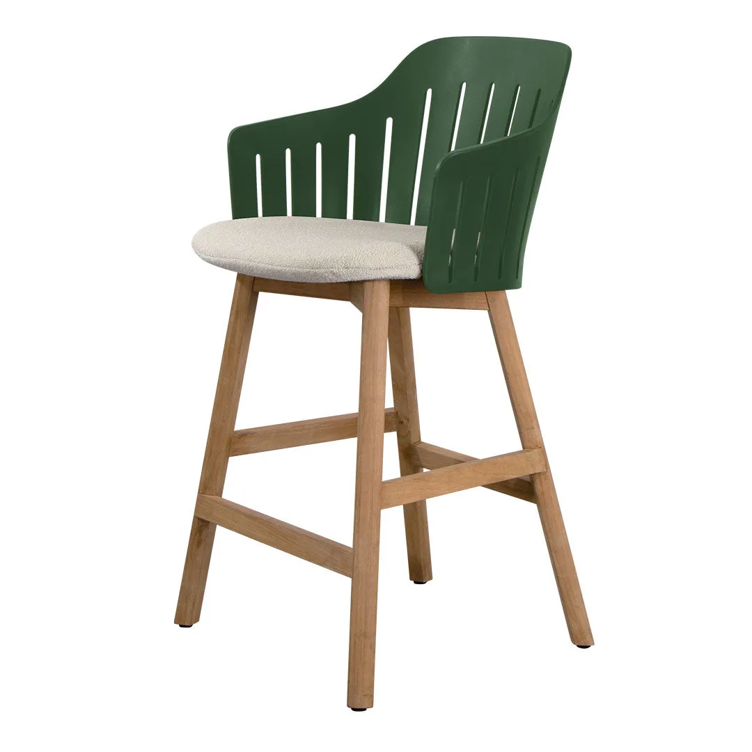 Choice Outdoor Counter Chair - Wood Base - w/ Seat Cushion