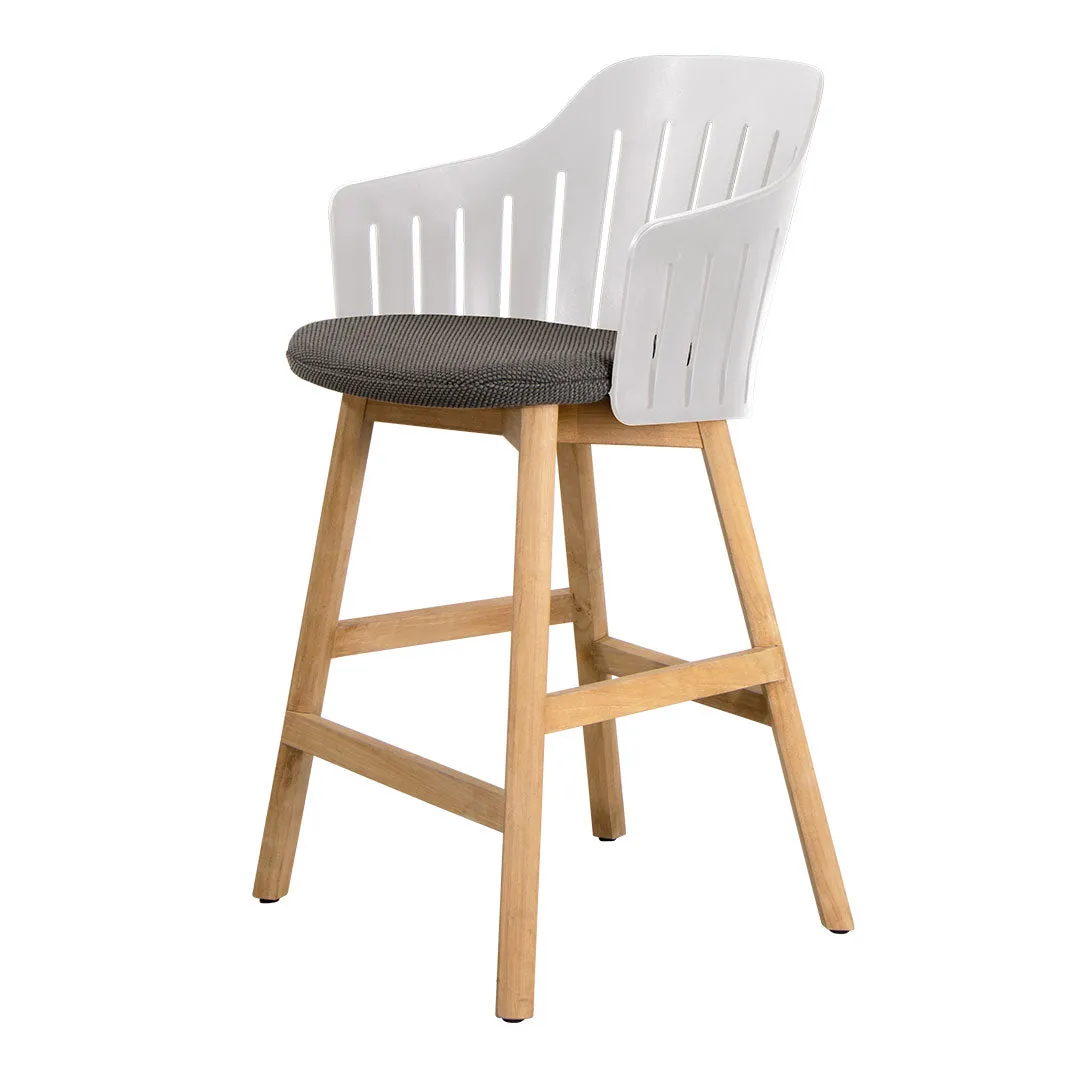 Choice Outdoor Counter Chair - Wood Base - w/ Seat Cushion