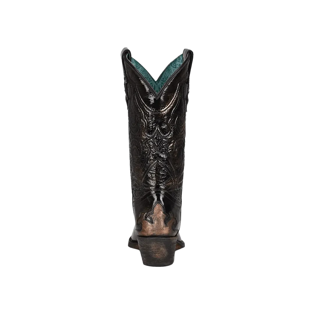 Corral Women's Bronze Embroidery Western Boots