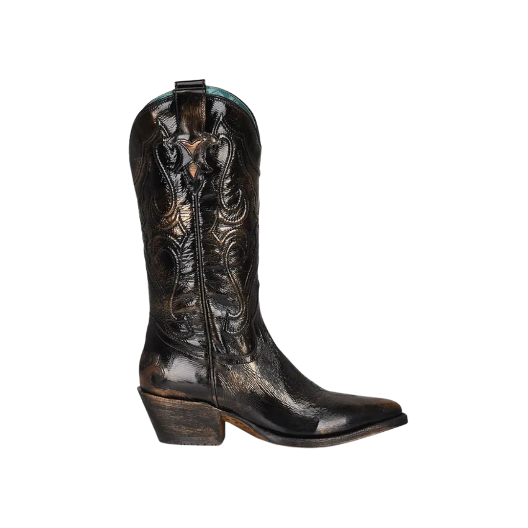 Corral Women's Bronze Embroidery Western Boots