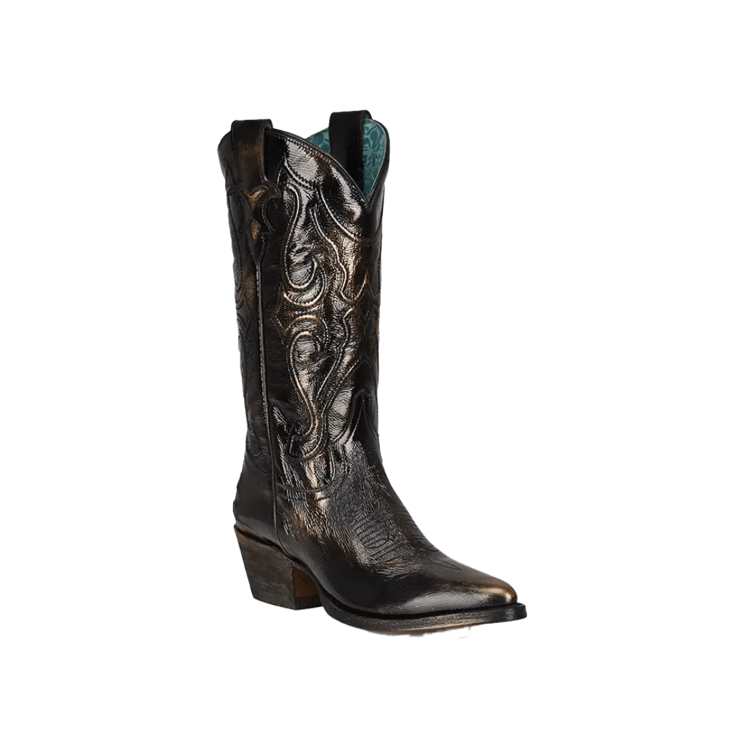 Corral Women's Bronze Embroidery Western Boots