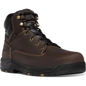 Danner Men's Caliper 6" Soft Toe WP Work Boot - Brown - 19452