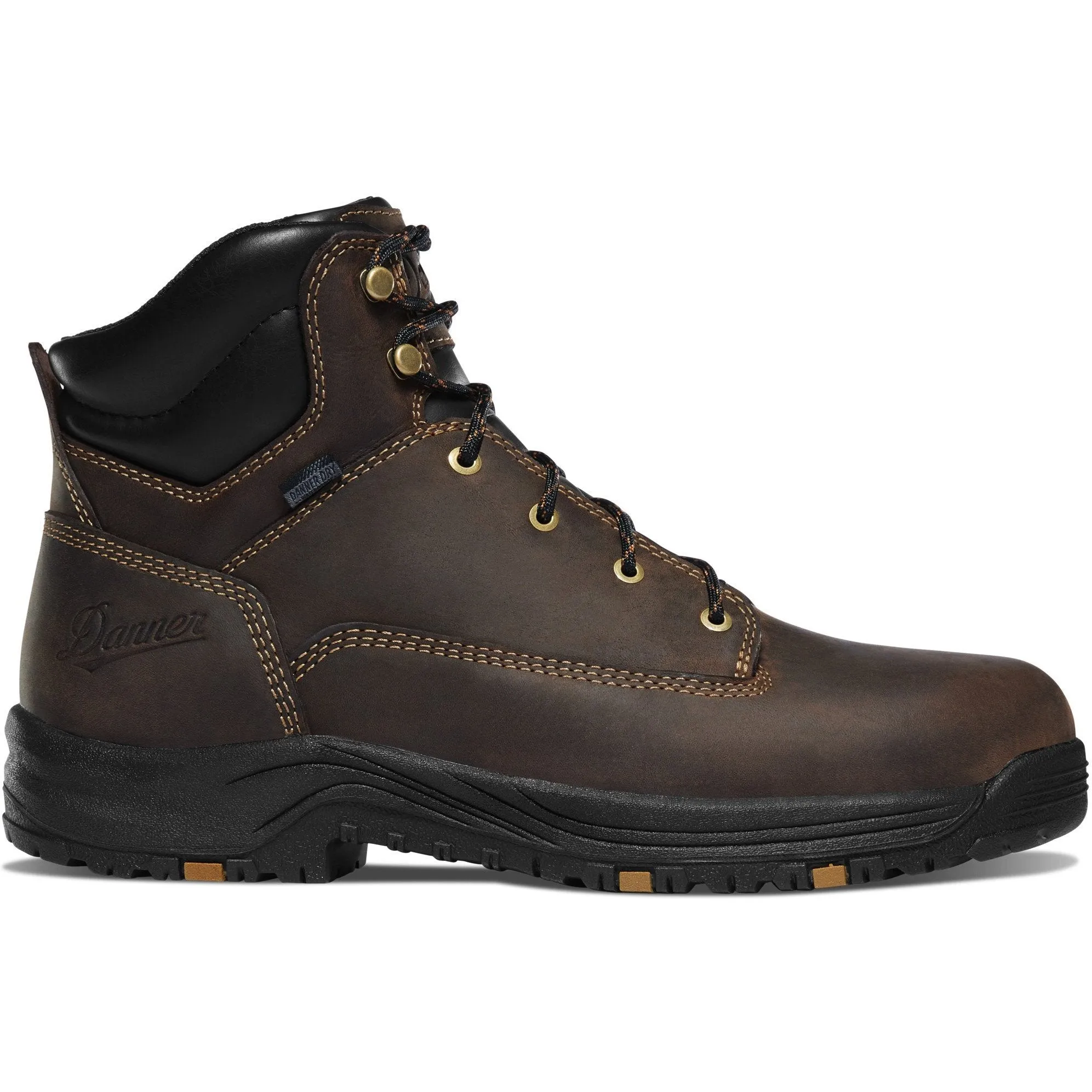 Danner Men's Caliper 6" Soft Toe WP Work Boot - Brown - 19452