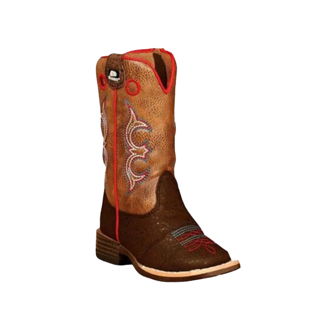 Double Barrel Kid´s Kolter Zip Square Toe Western Boots