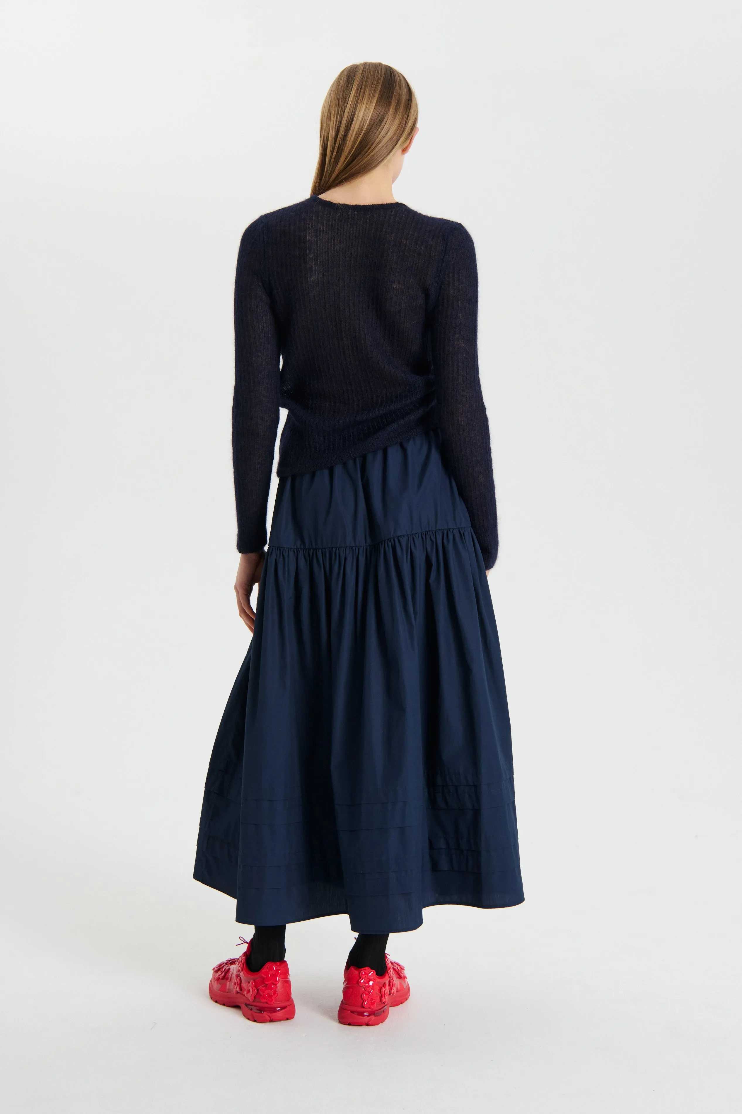 EIKO | SKIRT COTTON NAVY