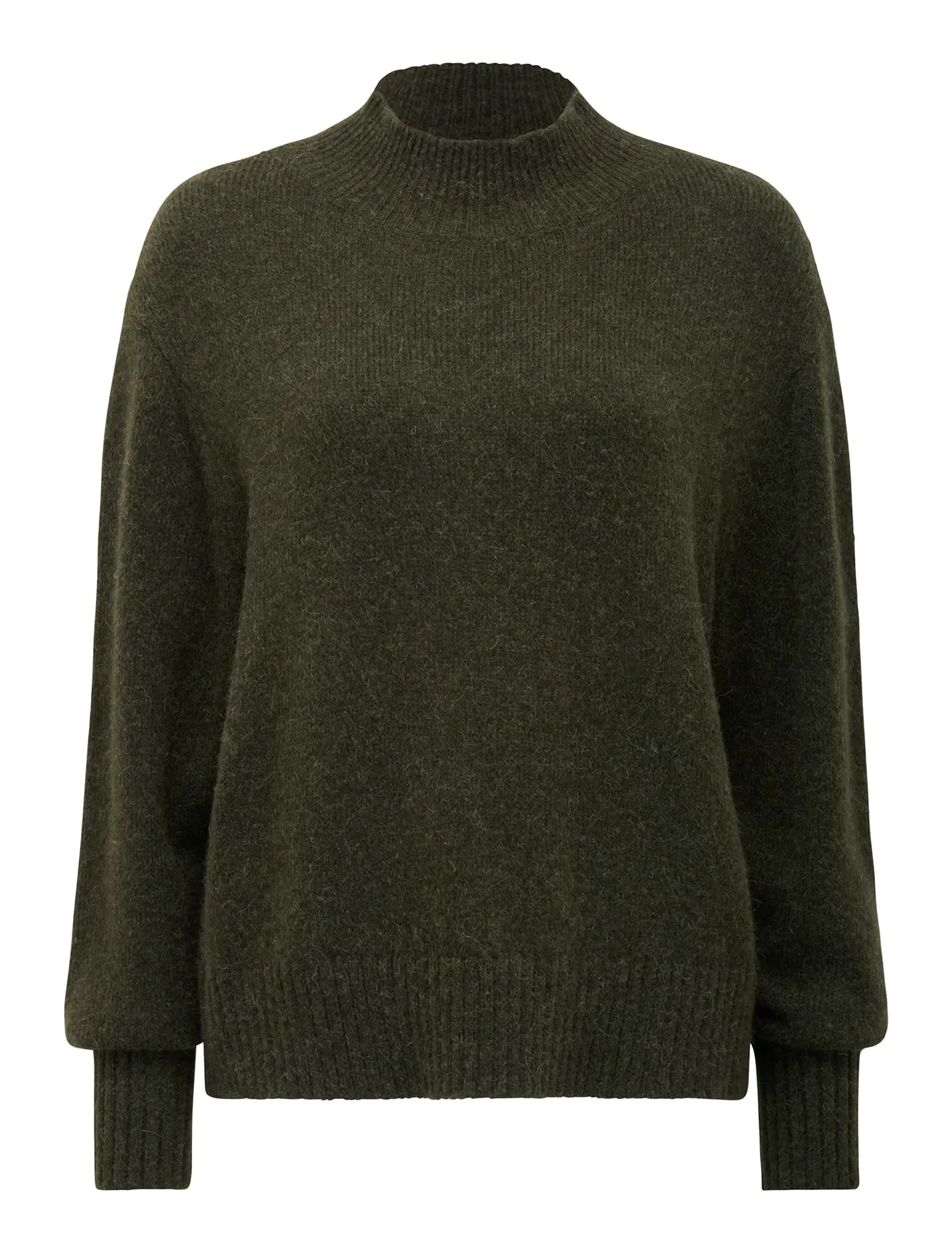 Elena Stand Neck Essential Knit Jumper