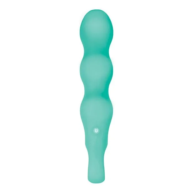 Evolved - Triple Teaser Silicone Rechargeable Vibrator (Teal)