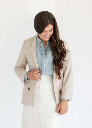 Four Button Front Blazer - FINAL SALE