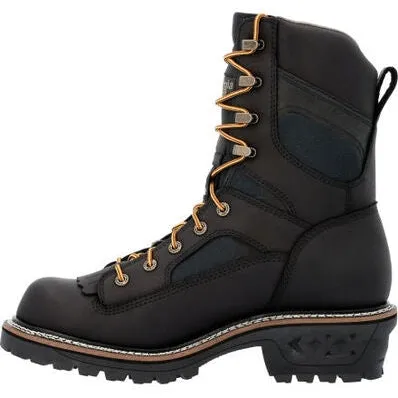 Georgia Men's Ltx Logger 9" Soft Toe WP Work Boot -Black- GB00618