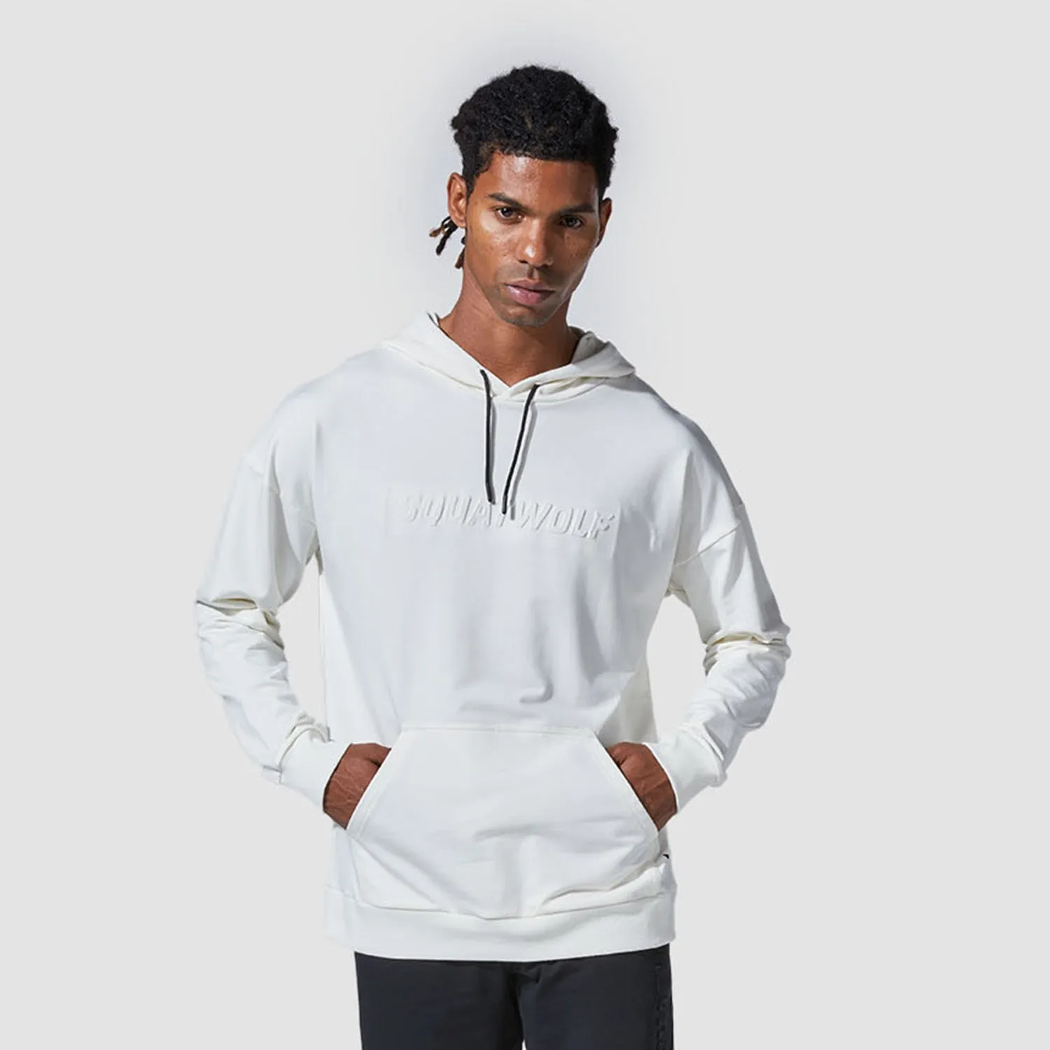 Graphic Wordmark Hoodie - Star White