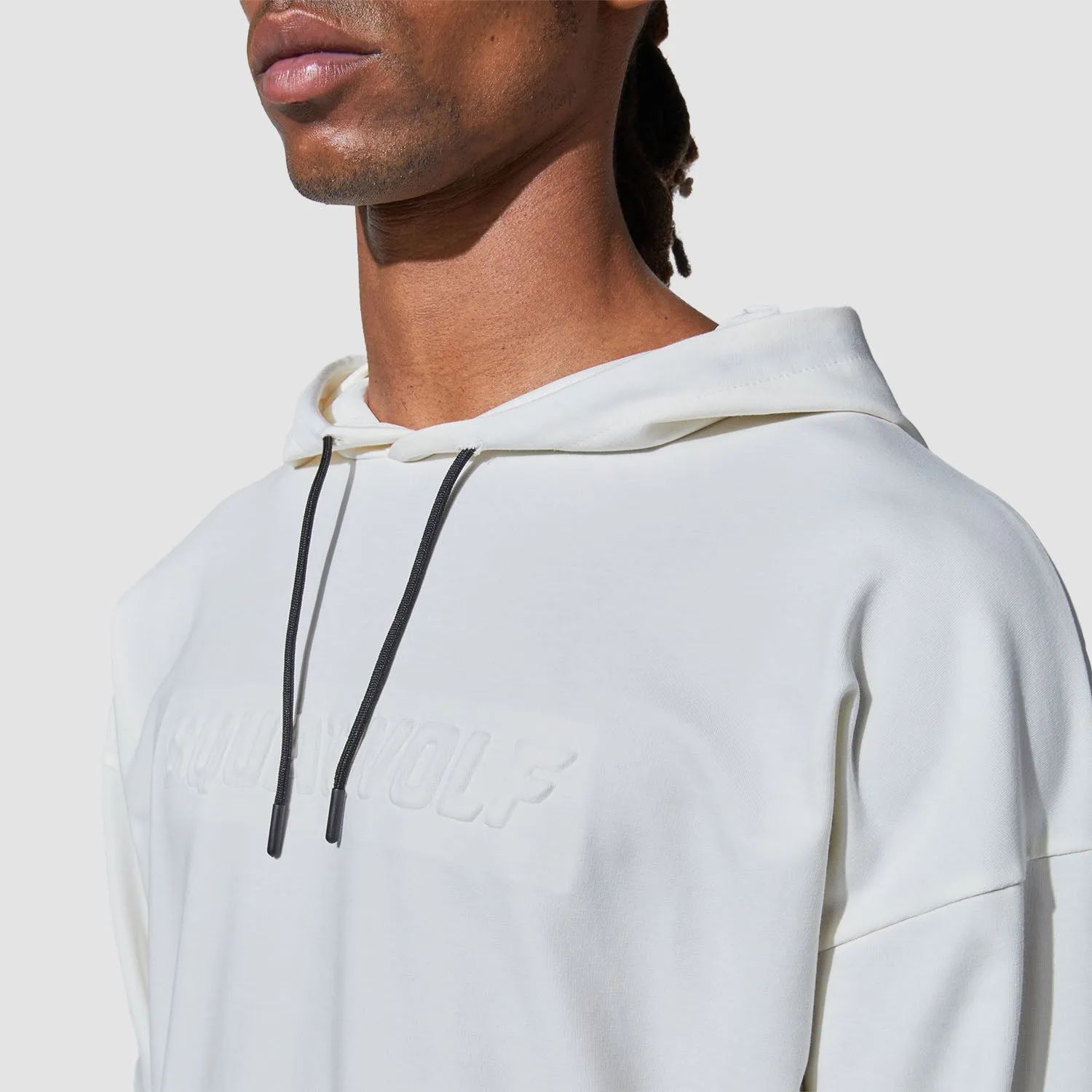 Graphic Wordmark Hoodie - Star White