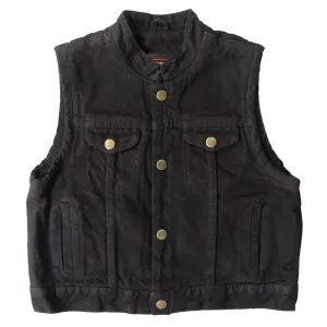 Hot Leathers VSK1004 Kids Toddler Black Denim Vest