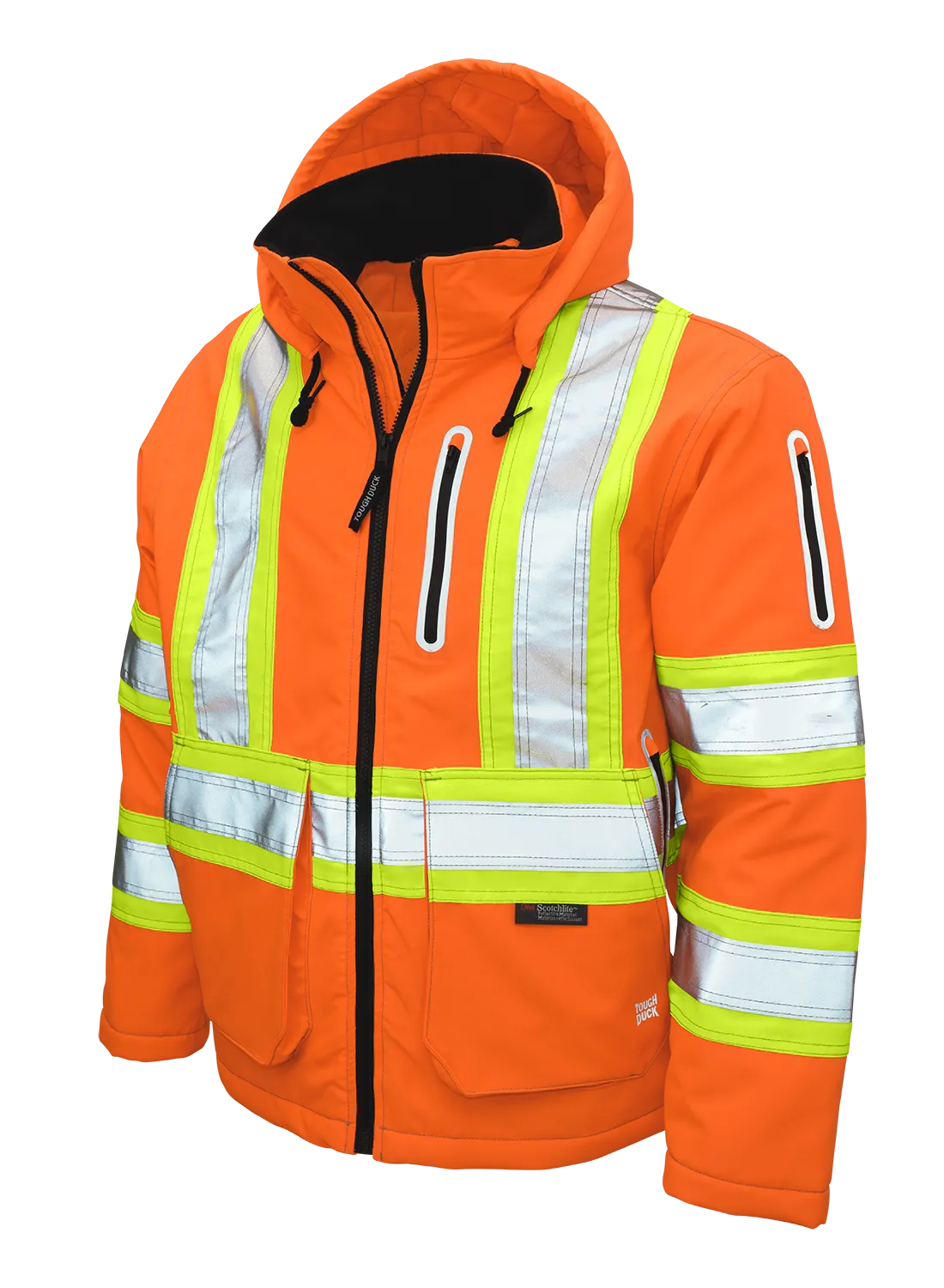 Insulated Flex Safety Jacket by Tough Duck - Style SJ40