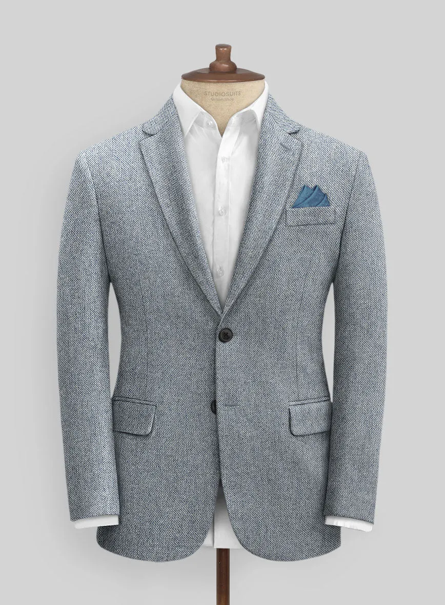 Light Blue Denim Tweed Jacket