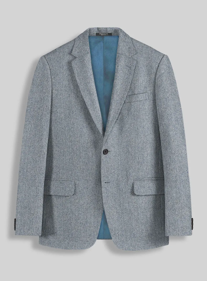 Light Blue Denim Tweed Jacket