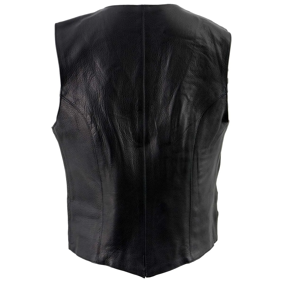 Milwaukee Leather XS1253 Women's Classic Black Leather Vest with