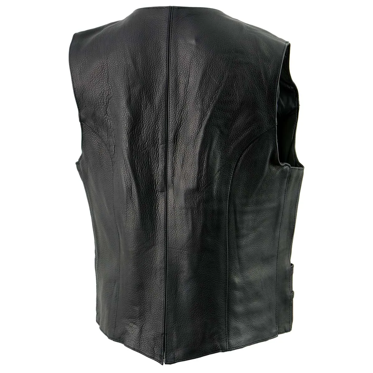 Milwaukee Leather XS1253 Women's Classic Black Leather Vest with