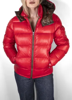 Moncler Maire Hooded Short Down Jacket