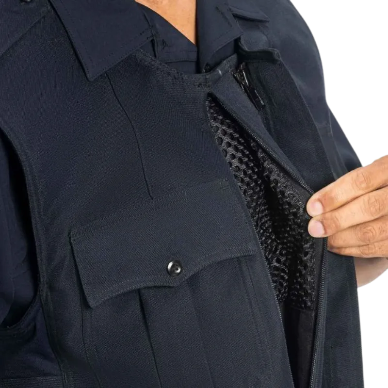 NYPD Zip Front Armorskin XP Vest Carrier | Navy