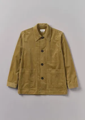 Organic Cord Point Collar Jacket | Golden Sand