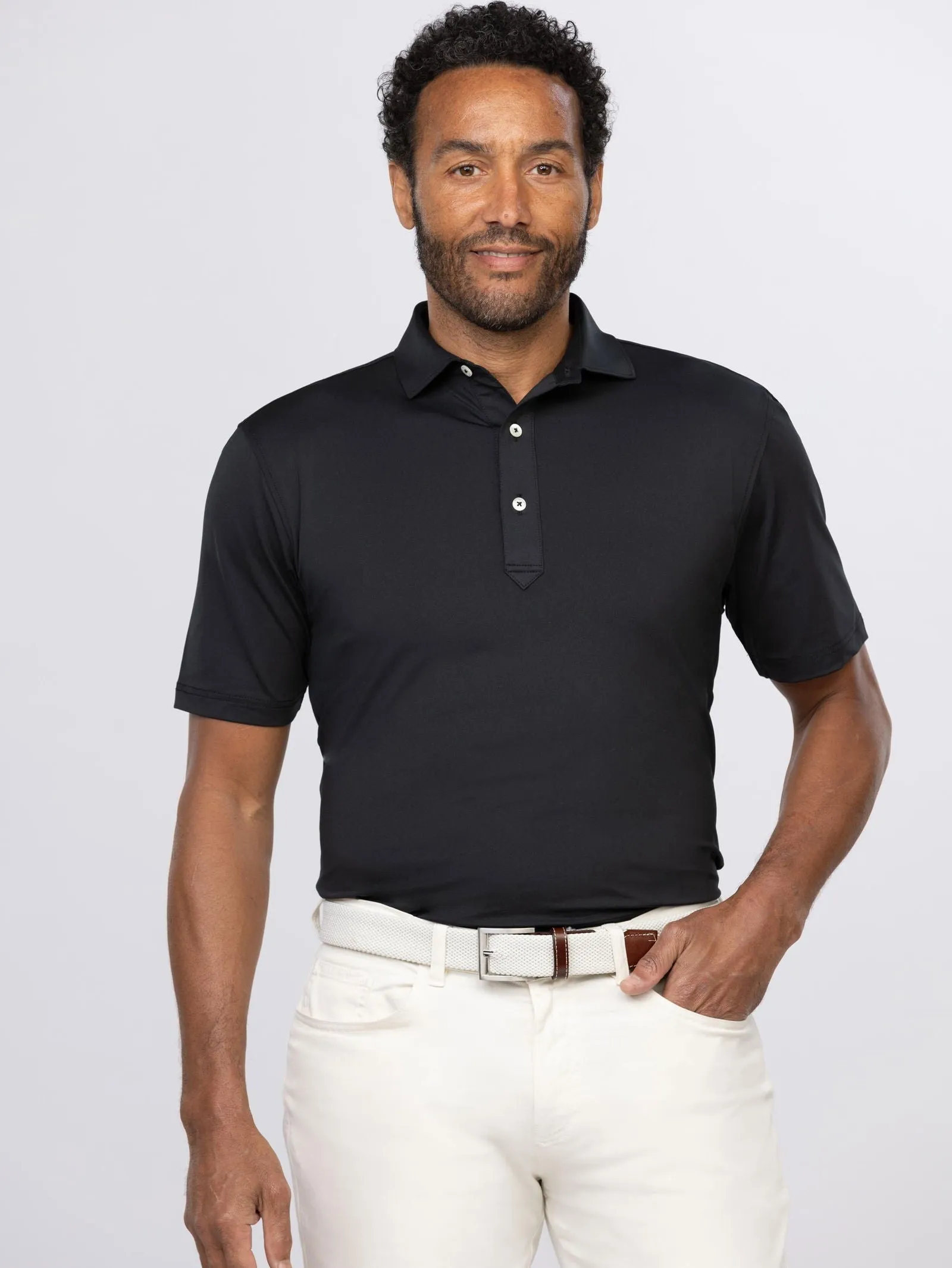 Palmer Solid Performance Polo