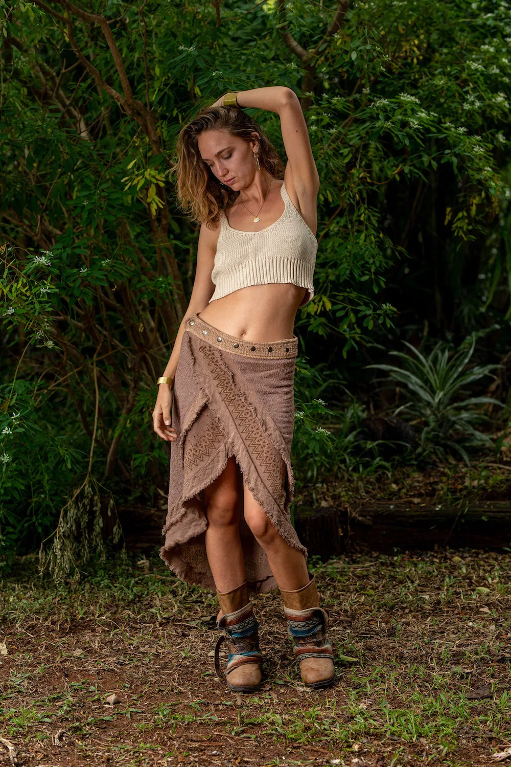 PALO SANTO SKIRT MAUVE