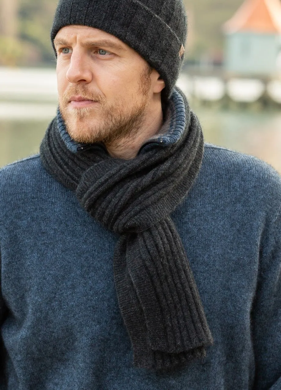 Possum Merino Rib Scarf - Noble Wilde