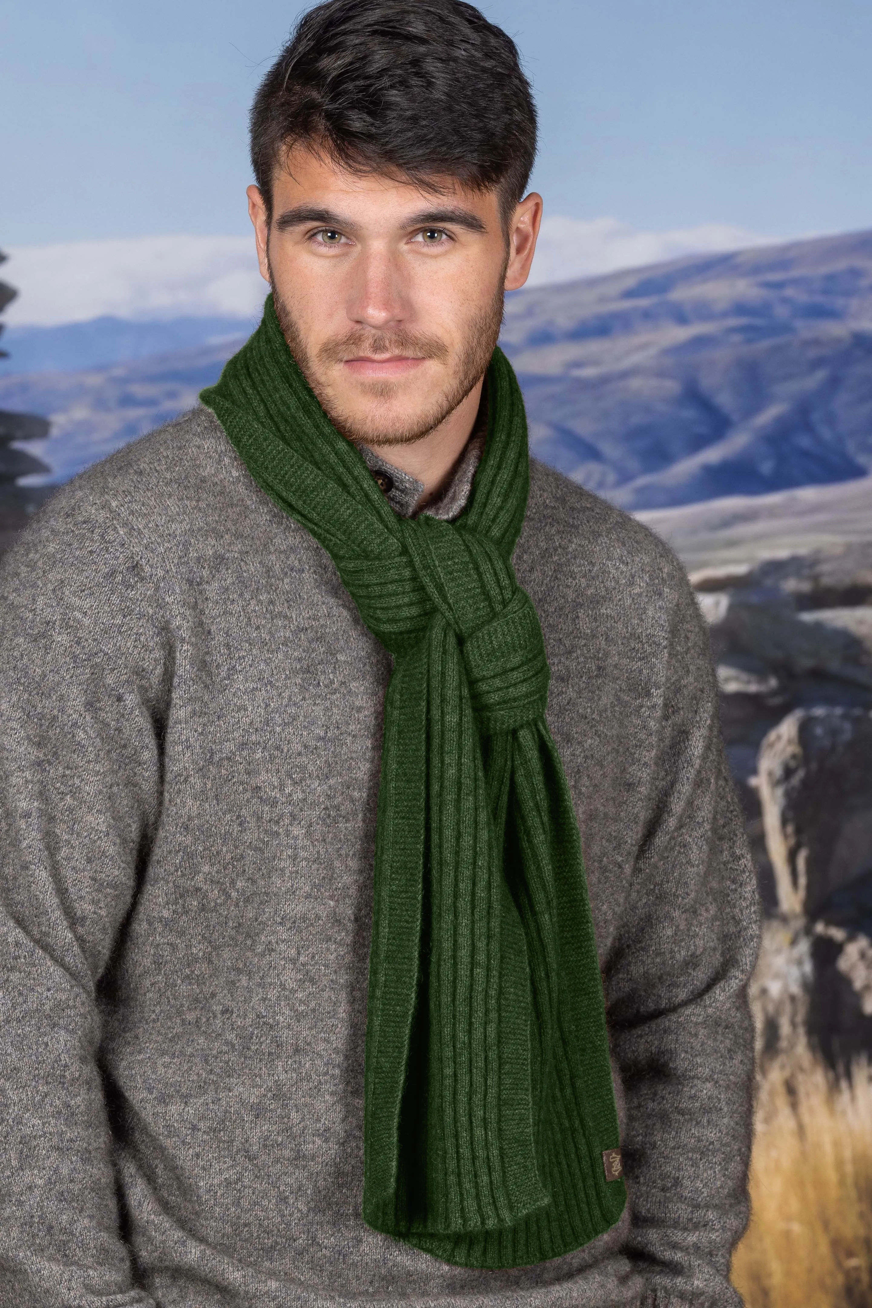 Possum Merino Rib Scarf - Noble Wilde