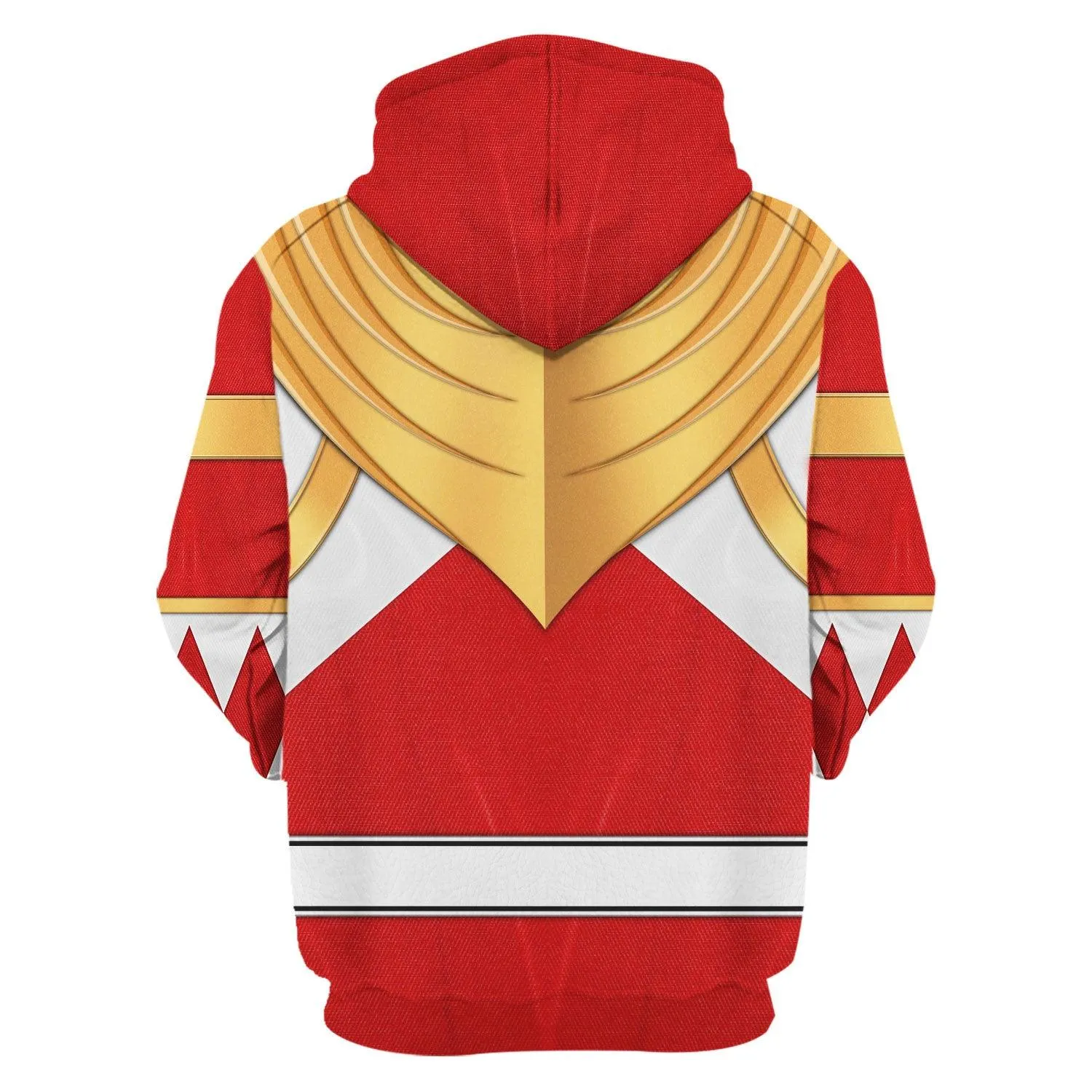 Red Ranger Dragon Shield Hoodies Sweatshirt T-shirt Hawaiian Tracksuit