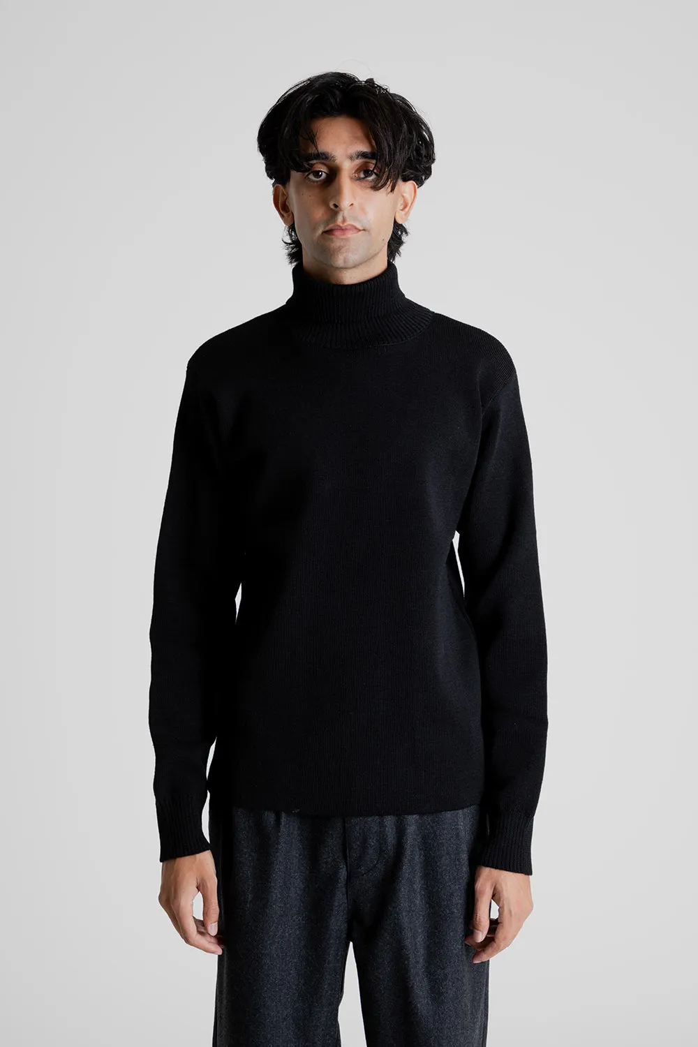 Saint Pol Turtleneck Jumper - Black