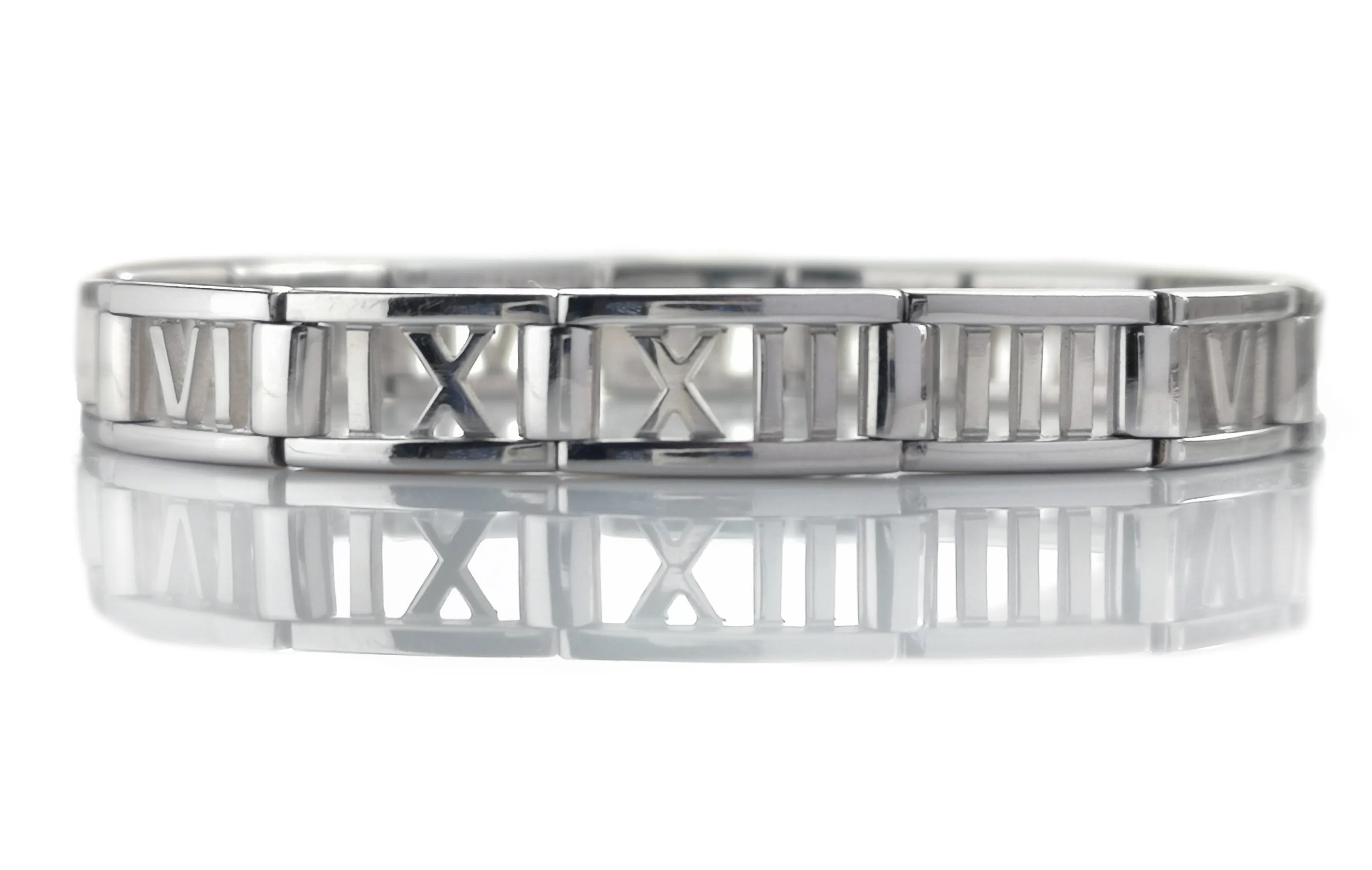 Tiffany & Co. Flexible Atlas Bracelet in White Gold