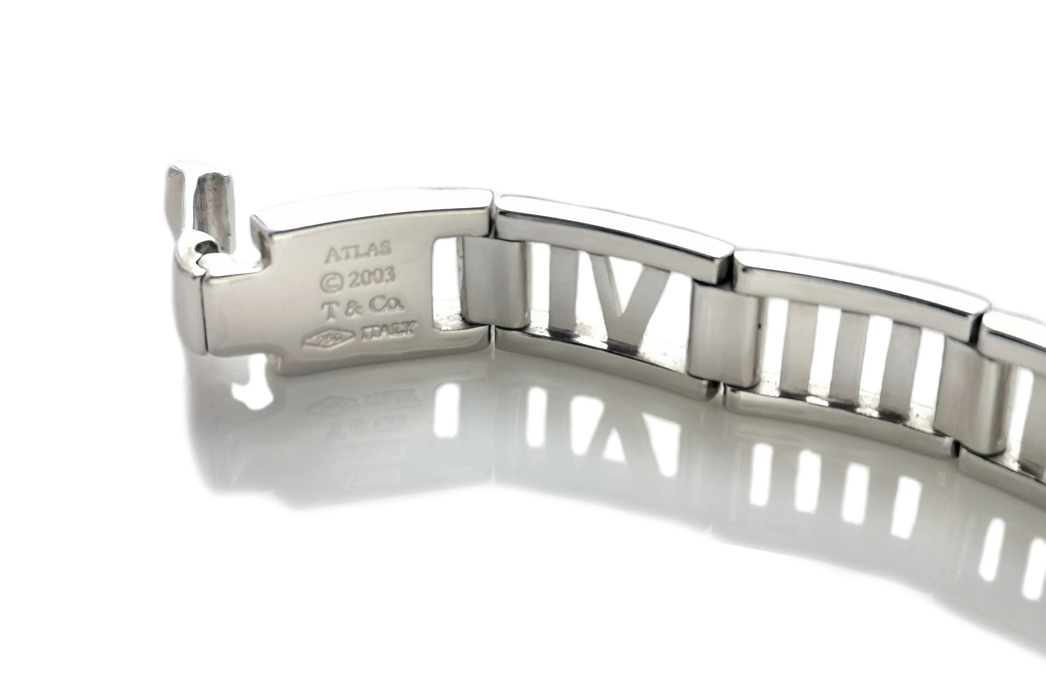 Tiffany & Co. Flexible Atlas Bracelet in White Gold