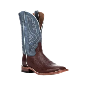 Tony Lama Men's Pecan Bison Square Toe Boots