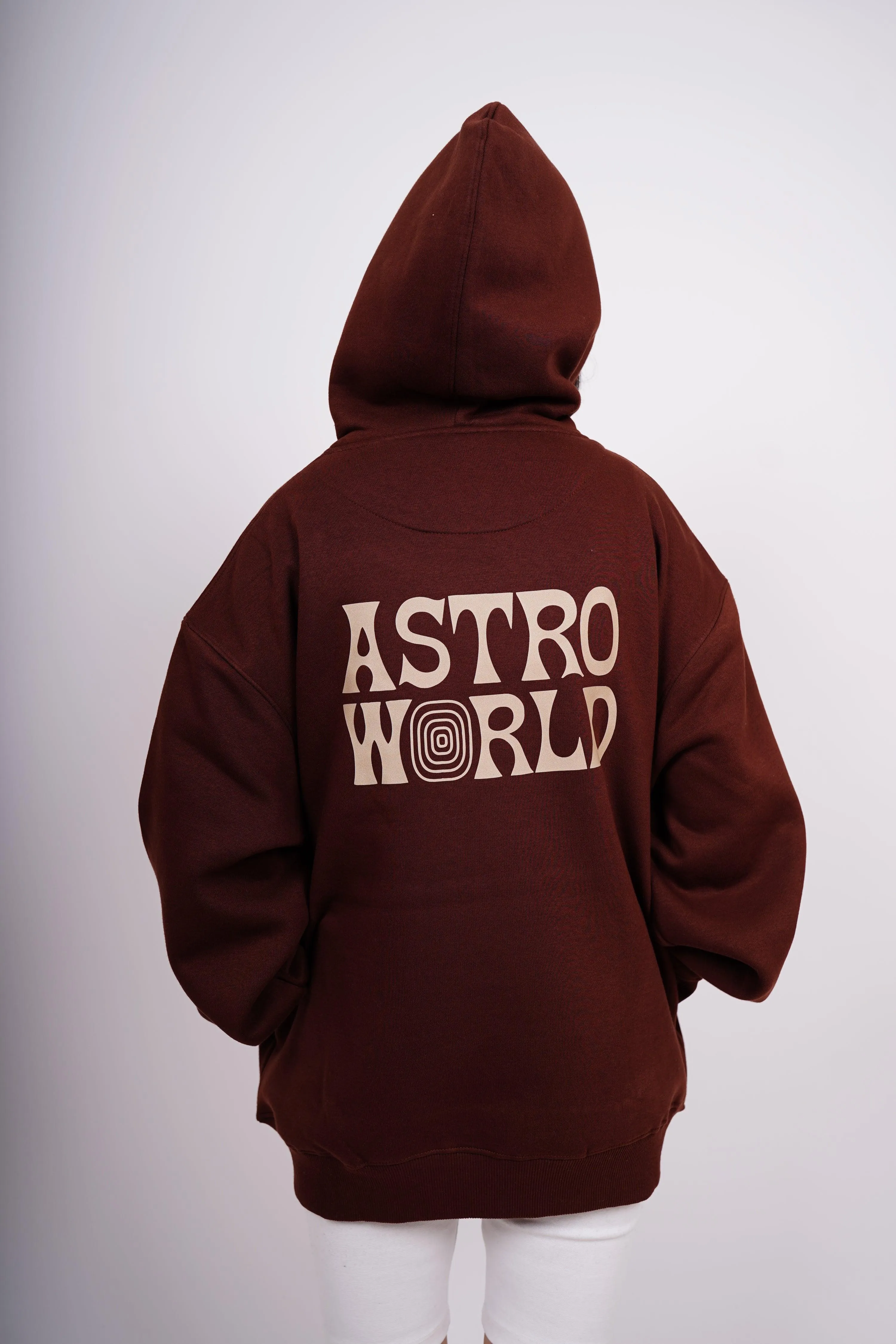 Travis Scott : Astro World : Heavyweight Baggy Hoodie For Women