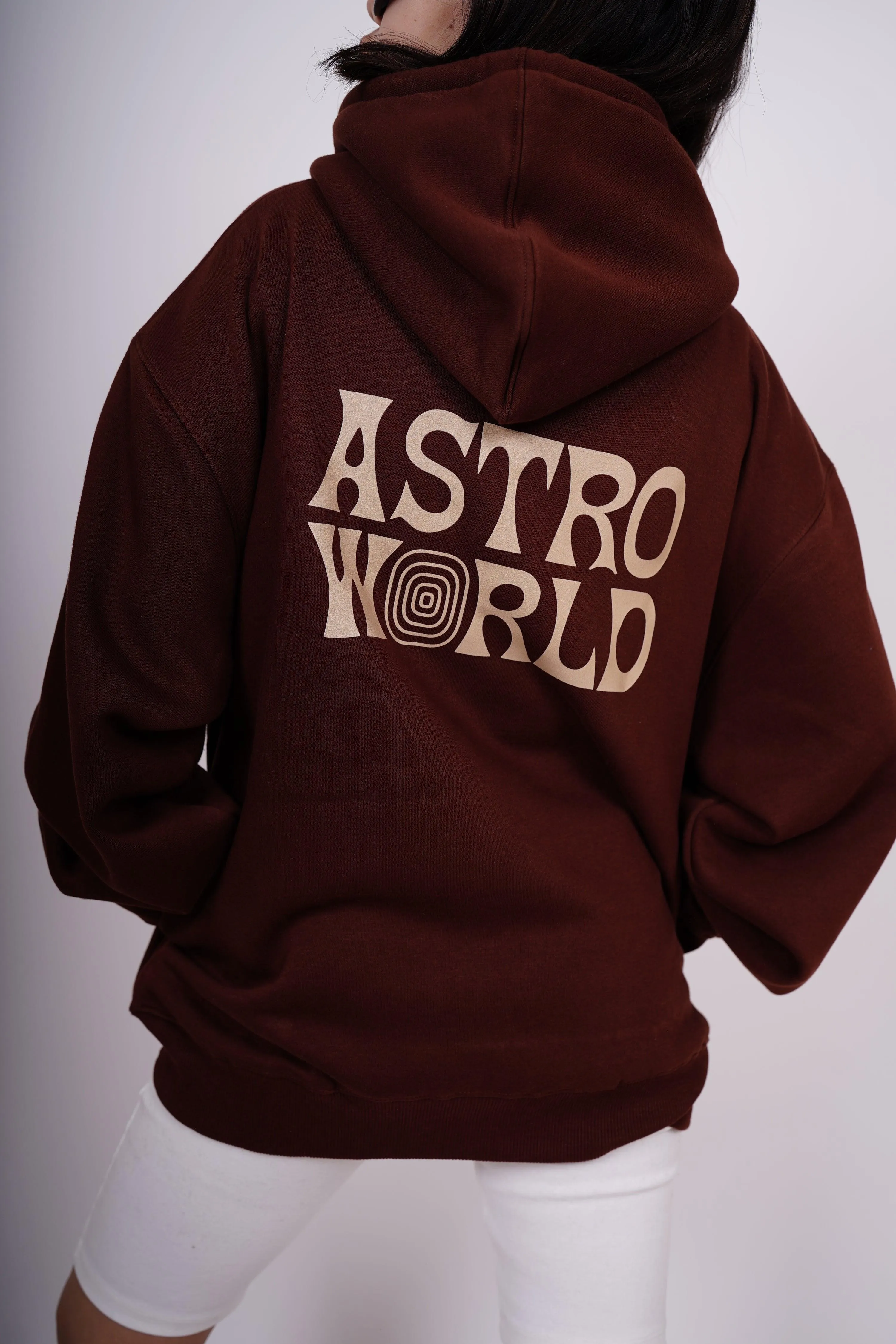 Travis Scott : Astro World : Heavyweight Baggy Hoodie For Women