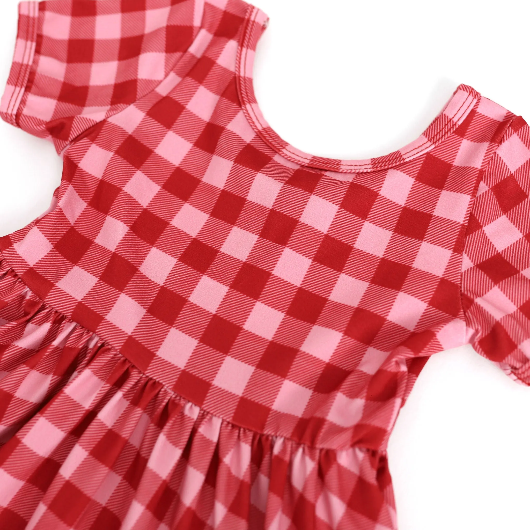 Valentine's Gingham Everyday Dress