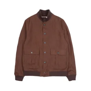 VALSTAR Linen Valstarino Jacket BROWN REG