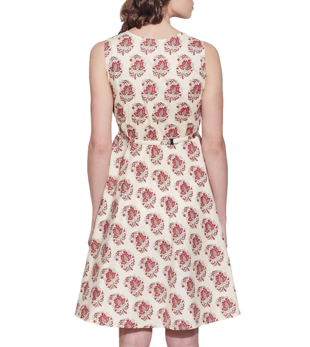 Womens Accessories Cotton Printed Dress,Machine Washable,W-CPD38-1601,Size-38 Inch