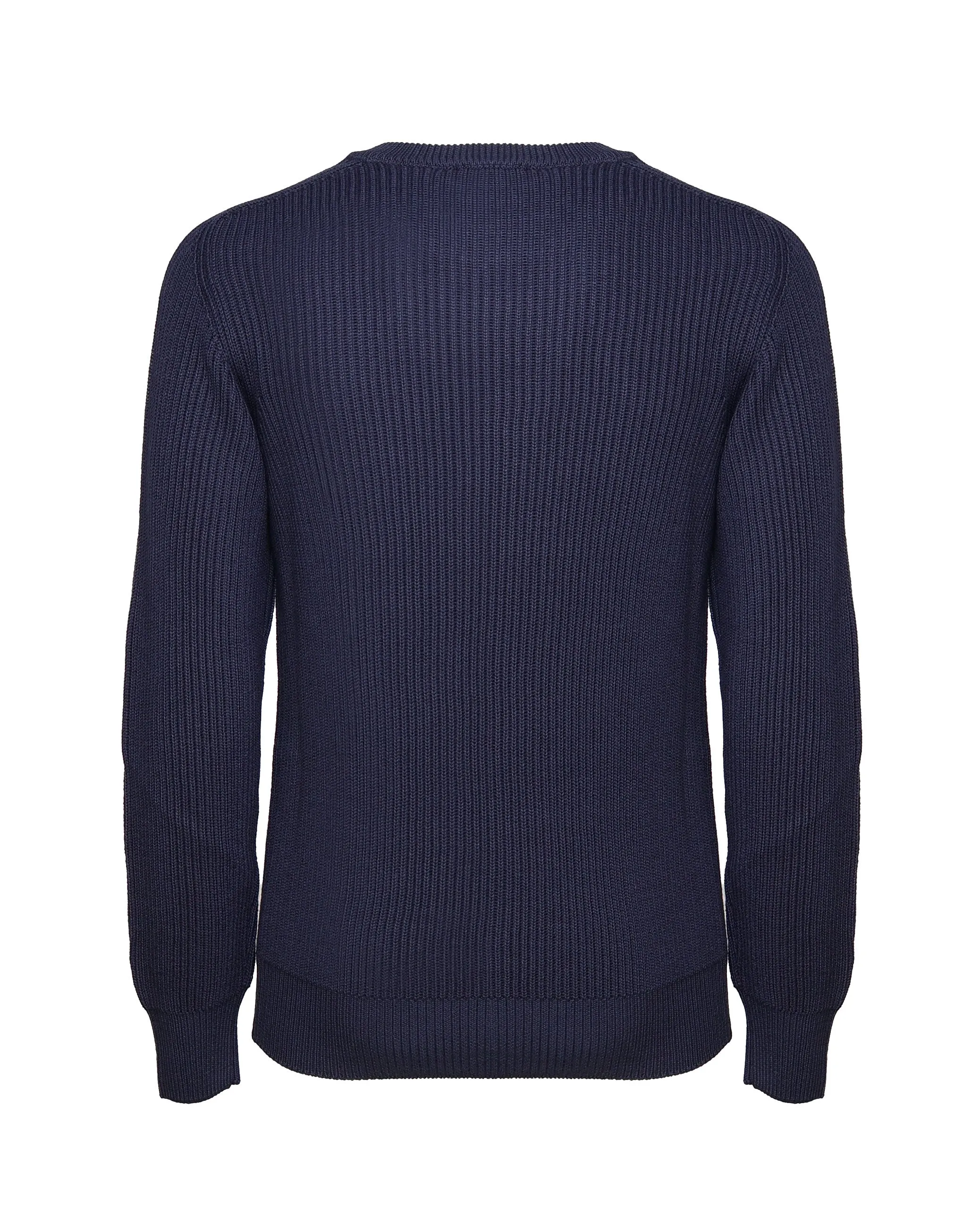 Wool Sweater Blue Regular Fit Depth